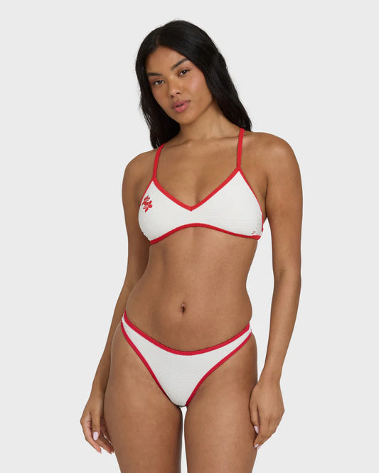 Billabong Women's Picnic V Cross Back Bralette Bikini Top