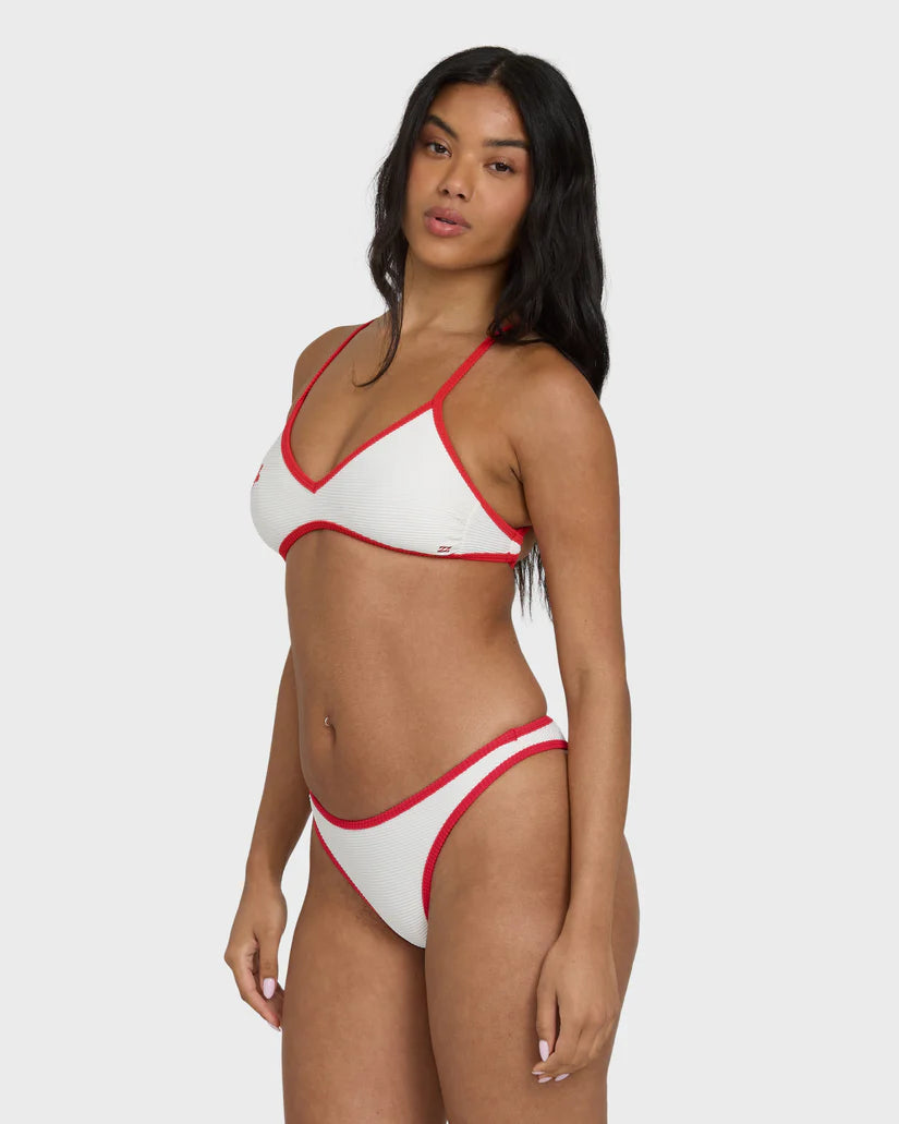 Billabong Women's Picnic V Cross Back Bralette Bikini Top