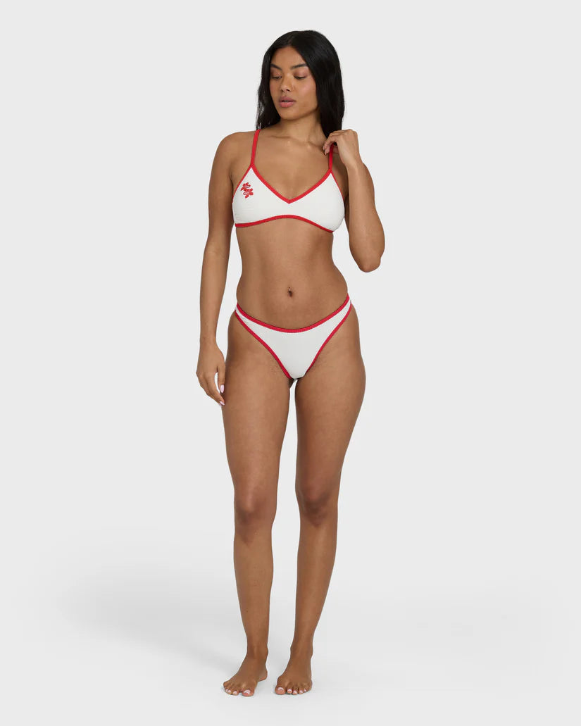 Billabong Women's Picnic V Cross Back Bralette Bikini Top