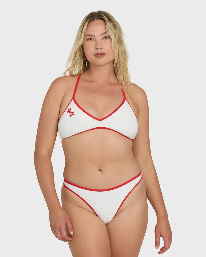 Billabong Women's Picnic V Cross Back Bralette Bikini Top