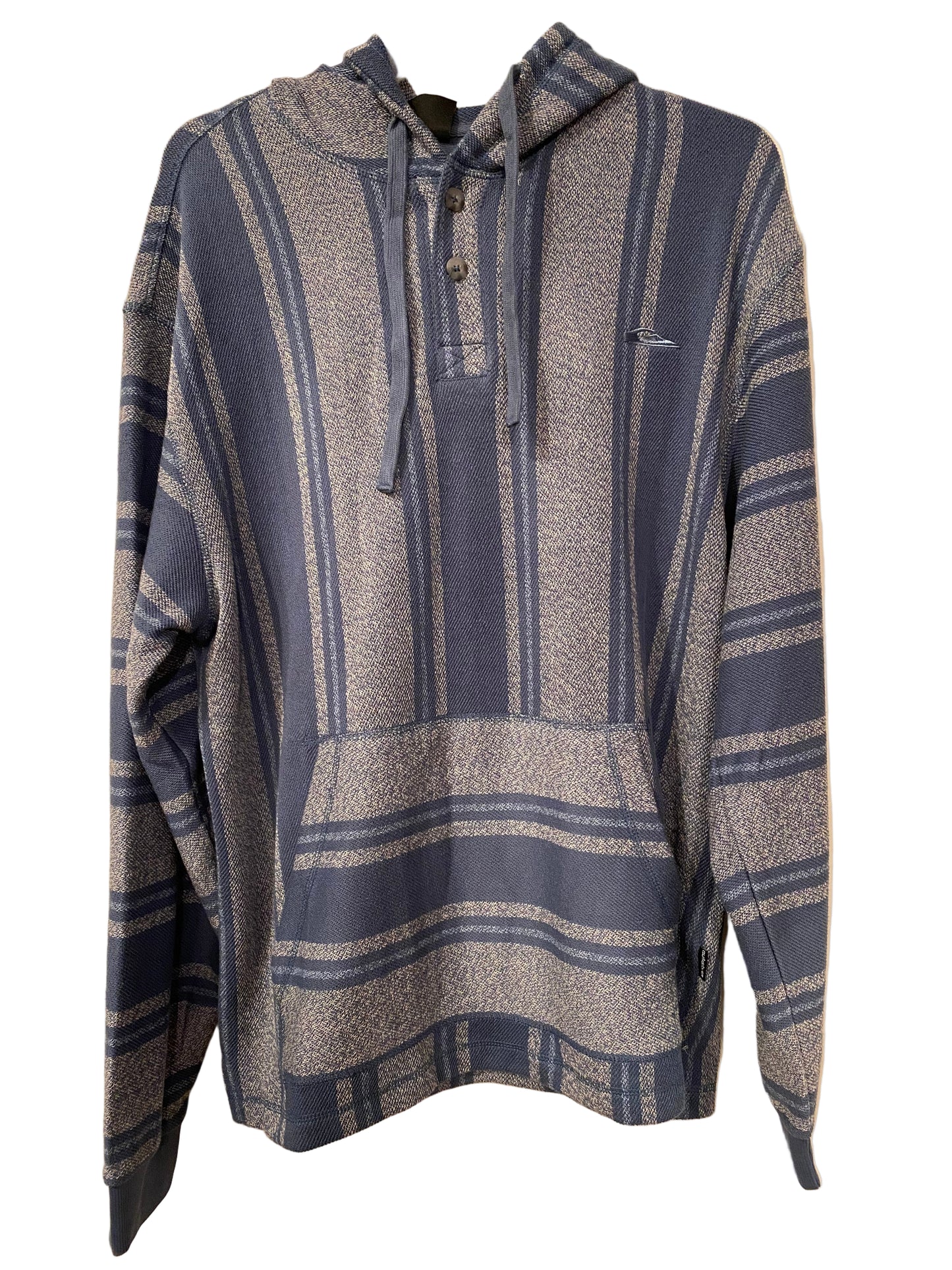 Quiksilver Mens Playa Long Sleeve Henley Hoodie