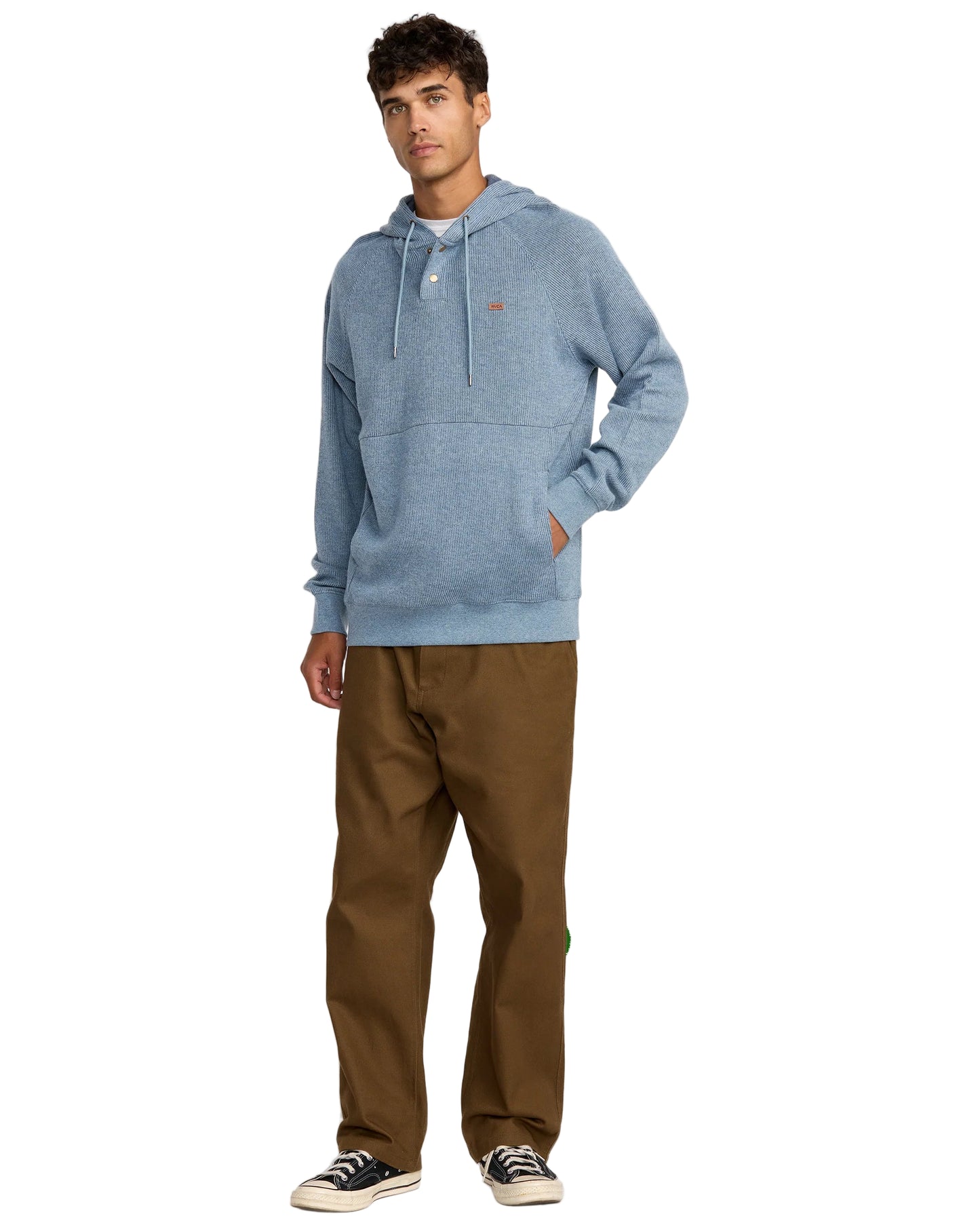 RVCA Men's Port Vintage Pull Over Hoodie