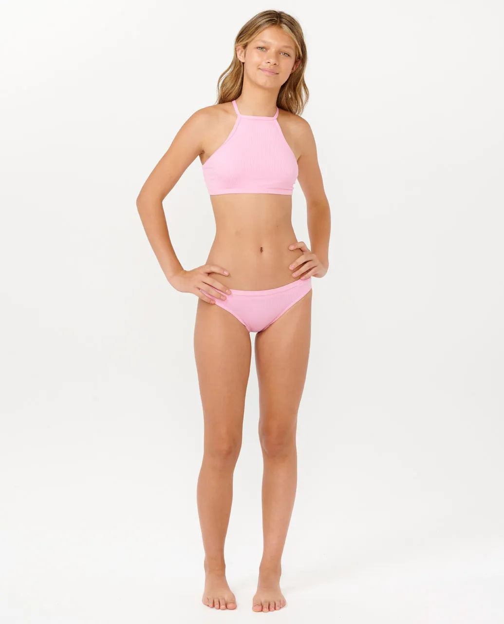 Rip Curl Girls Premium Rib 2 Piece Bikini Set