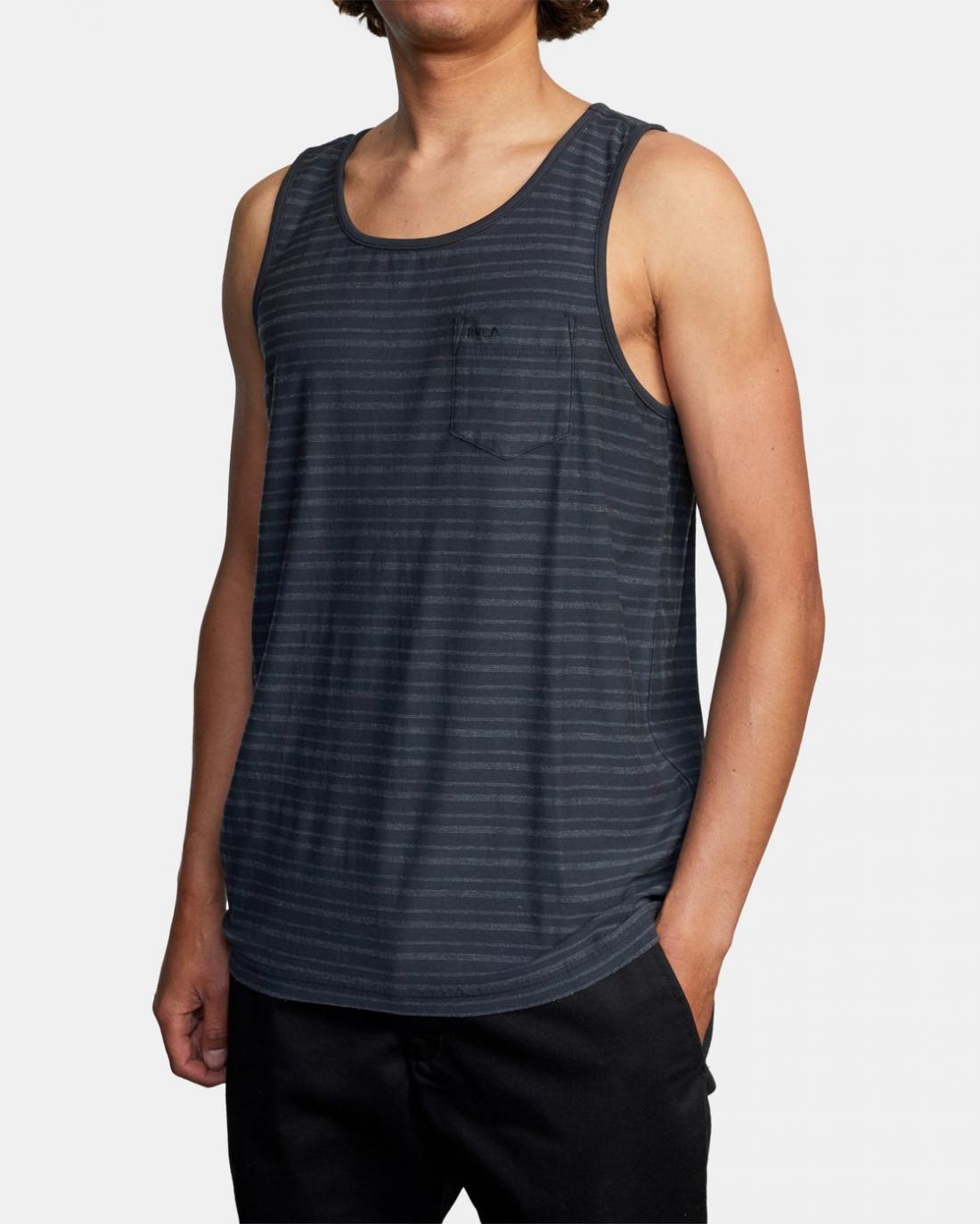 RVCA Mens PTC Texture Tank