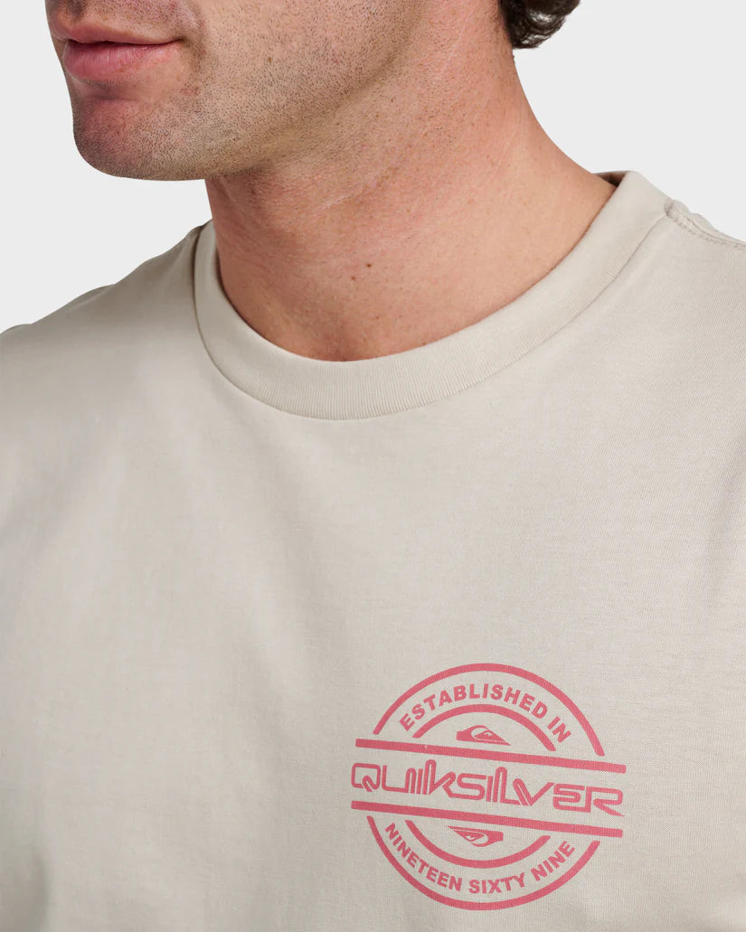 Quiksilver Mens Mirrored Short Sleeve T-Shirt