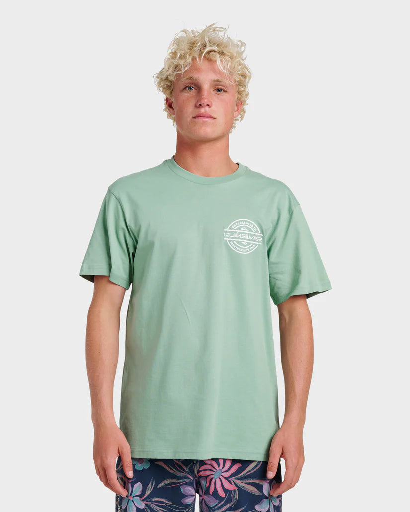 Quiksilver Mens Mirrored Short Sleeve T-Shirt