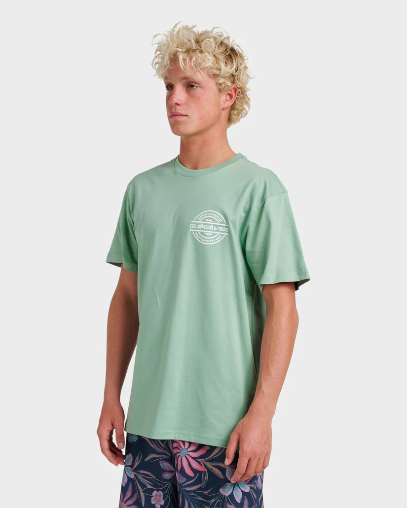 Quiksilver Mens Mirrored Short Sleeve T-Shirt