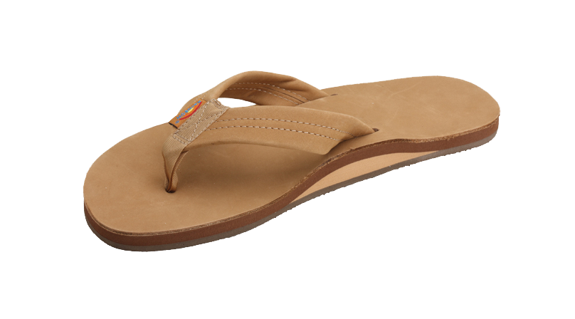 Rainbow Sandals Mens Single Layer Sierra Brown Premier Leather Sandals