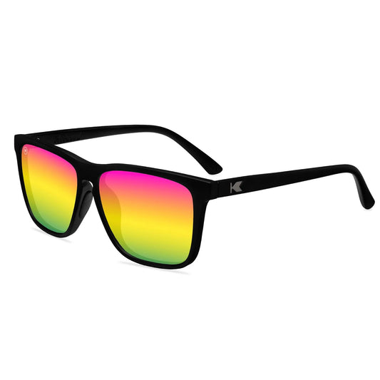 Knockaround Fast Lanes Sport Sunglasses Rainbow / Black