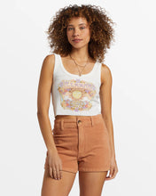 Laden Sie das Bild in den Galerie-Viewer, Billabong Ray Of Sunshine Kurzes Tanktop für Damen