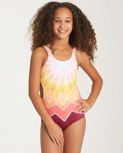 Billabong Girl's Ray Of Sun 1 Piece Swimsuit