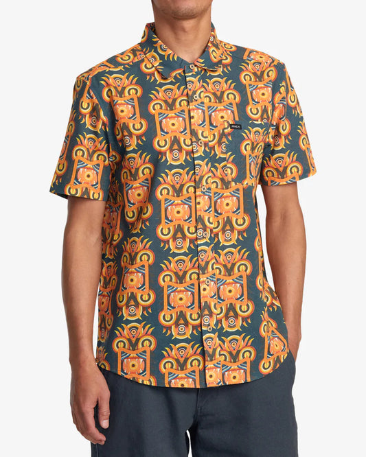 Chemise tissée à manches courtes Redondo pour hommes RVCA