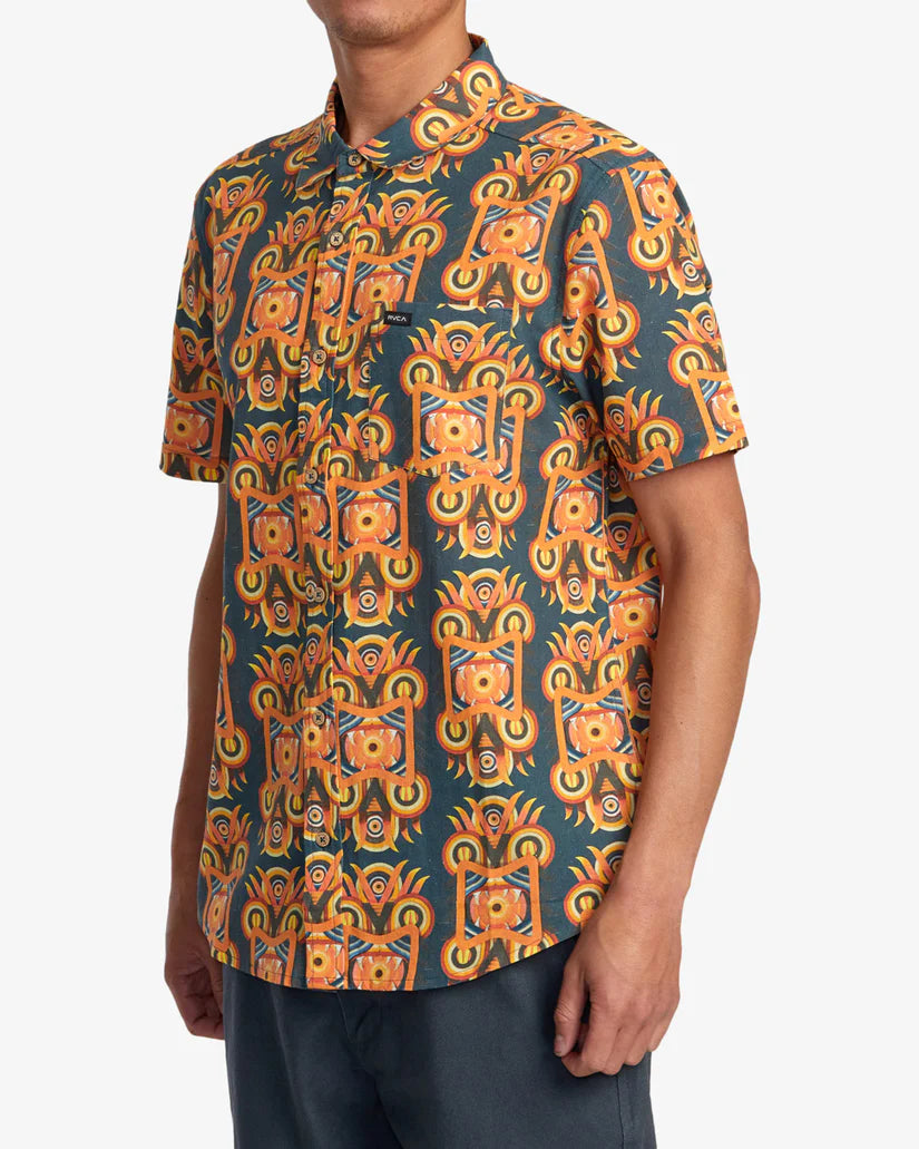 Chemise tissée à manches courtes Redondo pour hommes RVCA