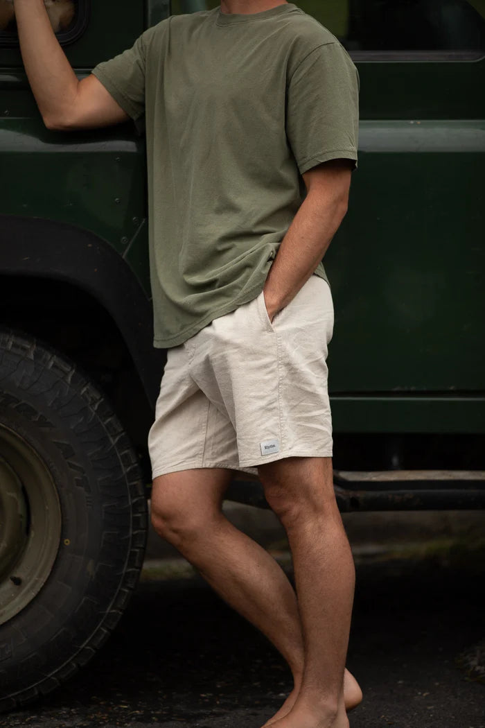Rhythm Mens Classic Linen Jam Shorts