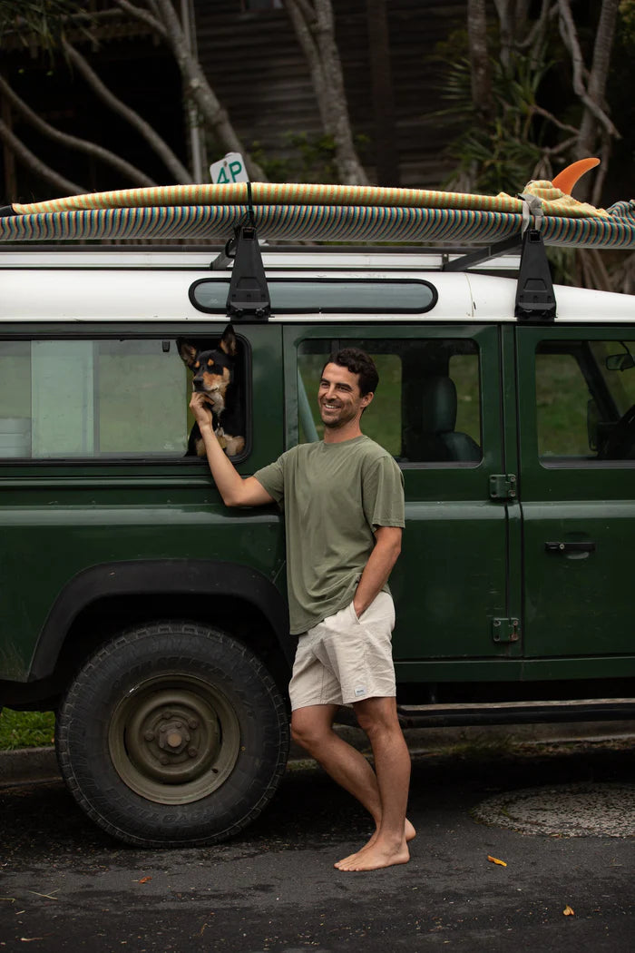 Rhythm Mens Classic Linen Jam Shorts