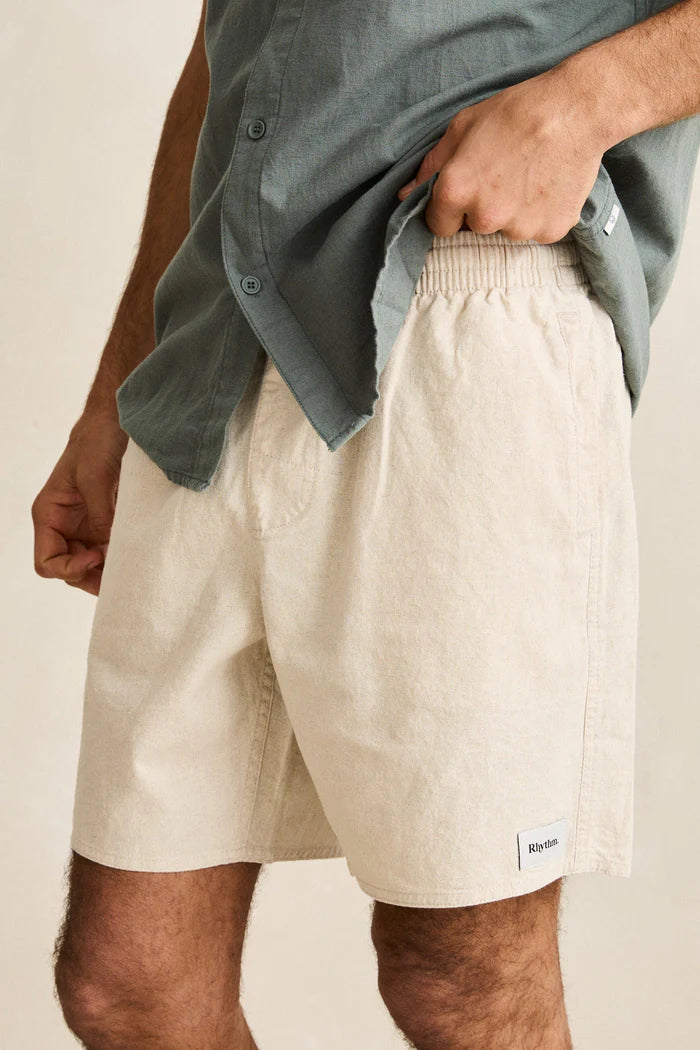 Rhythm Mens Classic Linen Jam Shorts
