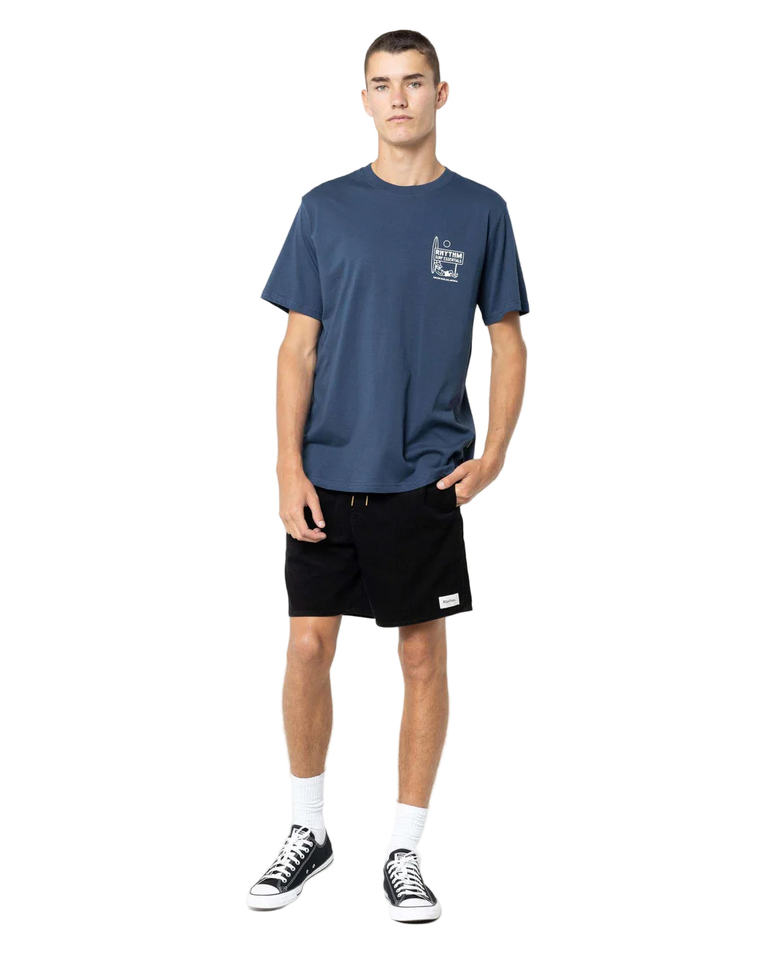 Rhythm Mens Siesta Short Sleeve T-Shirt