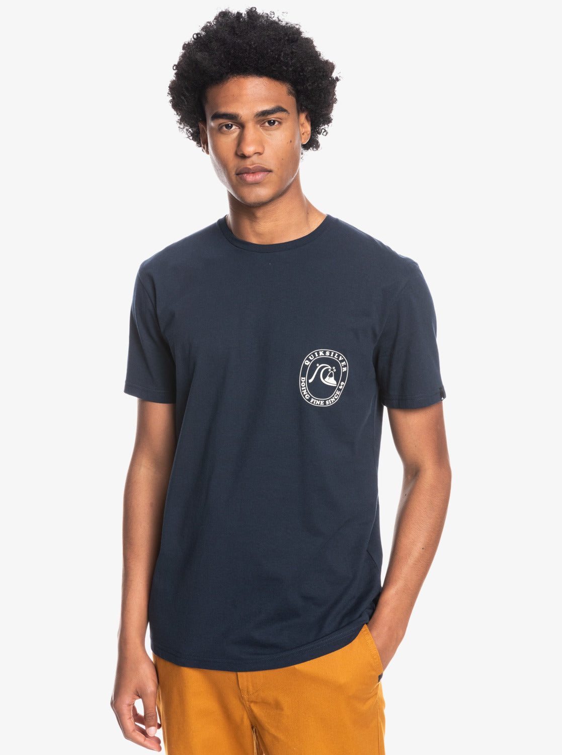 Quiksilver Herren Rolling Waves Kurzarm-T-Shell