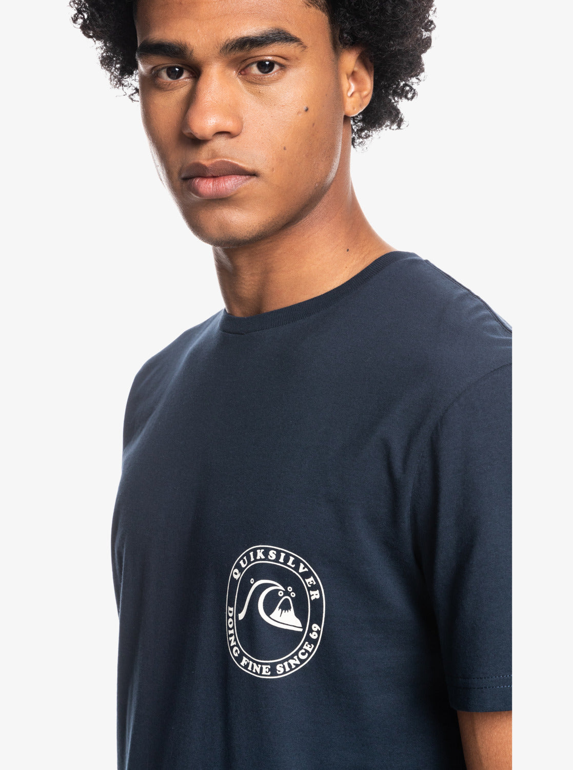 Quiksilver Herren Rolling Waves Kurzarm-T-Shell