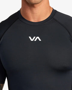RVCA Mens VA Sport Short Sleeve Rashguard