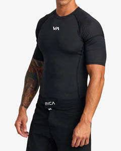 RVCA Mens VA Sport Short Sleeve Rashguard