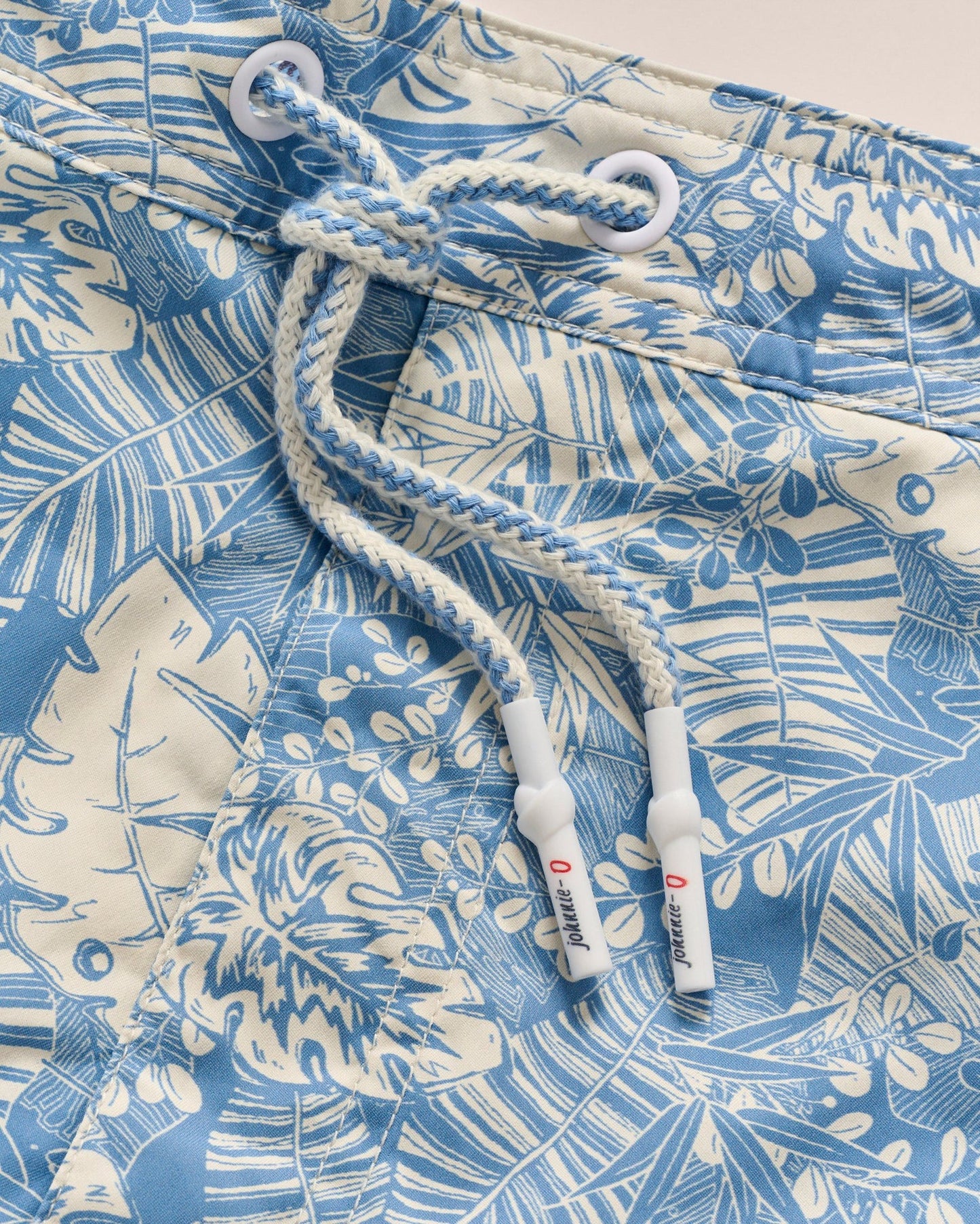 johnnie-O Mens Salty Dogs Half Elastic 7" Surf Shorts