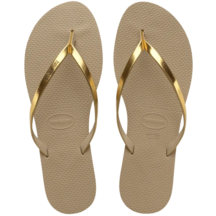 Sandales métalliques Havaianas You pour femmes