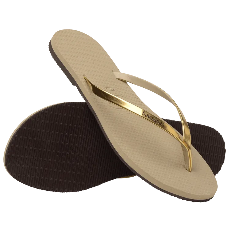 Sandales métalliques Havaianas You pour femmes