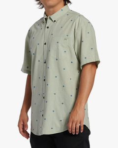 Billabong Men's All Day Jacquard Short Sleeve Shirt