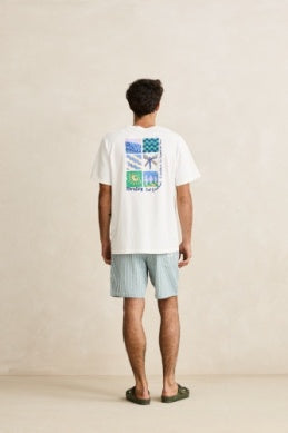 Rhythm Men's Seersucker Stripe Jam 17" Shorts