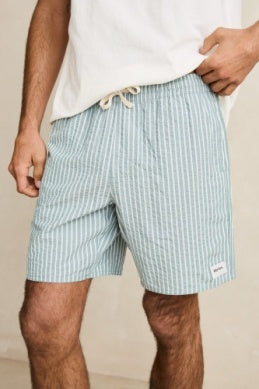 Rhythm Men's Seersucker Stripe Jam 17" Shorts