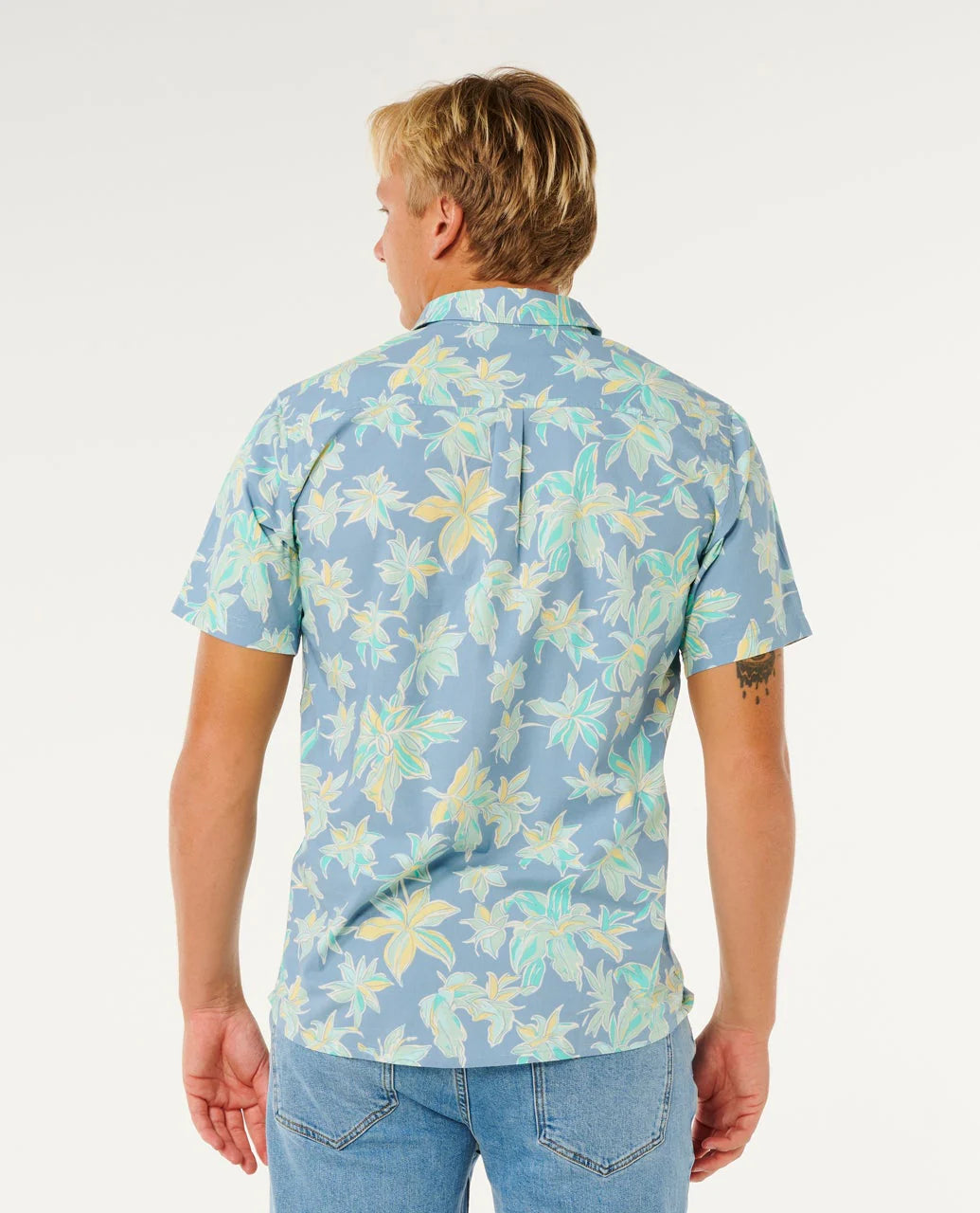 Rip Curl Mens Sessions Short Sleeve Button Up Shirt
