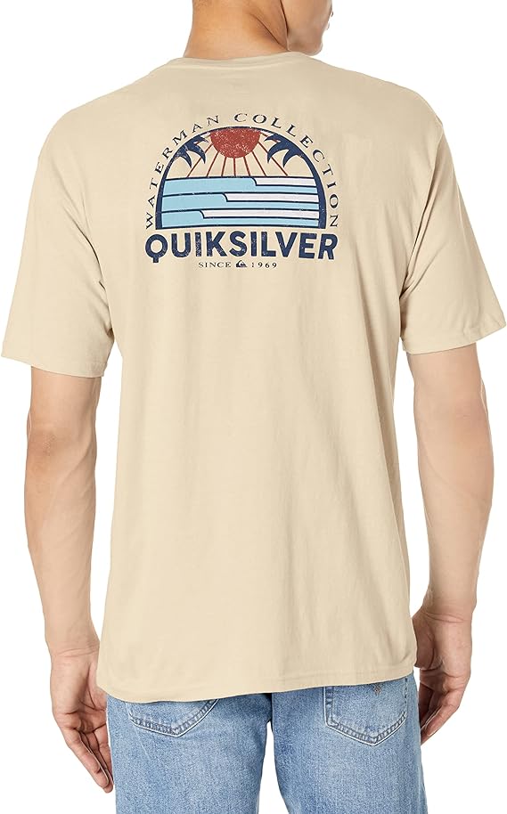 T-shirt à manches courtes Quiksilver pour homme avec vue sur l'ensemble