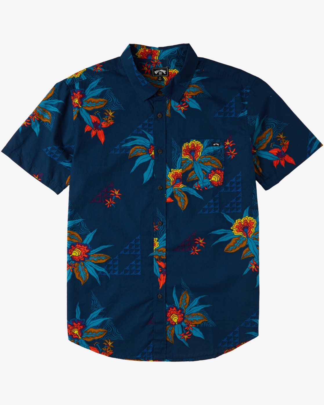 Billabong Herren Sundays Floral Kurzarmhemd