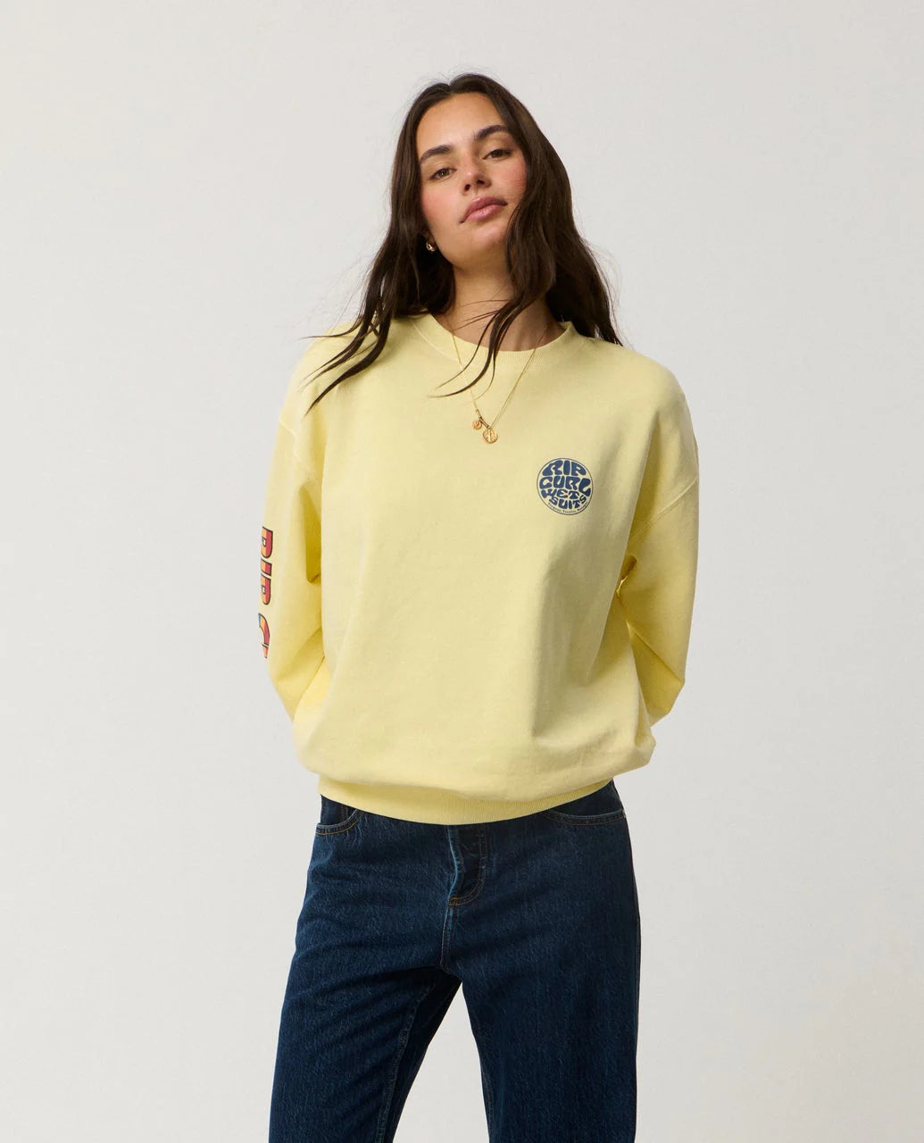 Rip Curl Women's SG Heritage Oversized Fleece Sweatshirt