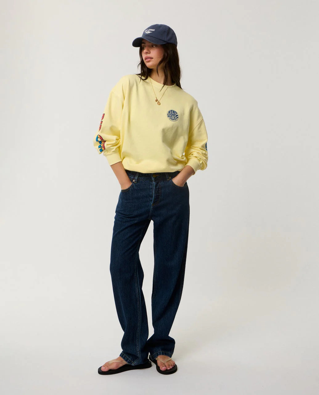 Rip Curl Women's SG Heritage Oversized Fleece Sweatshirt
