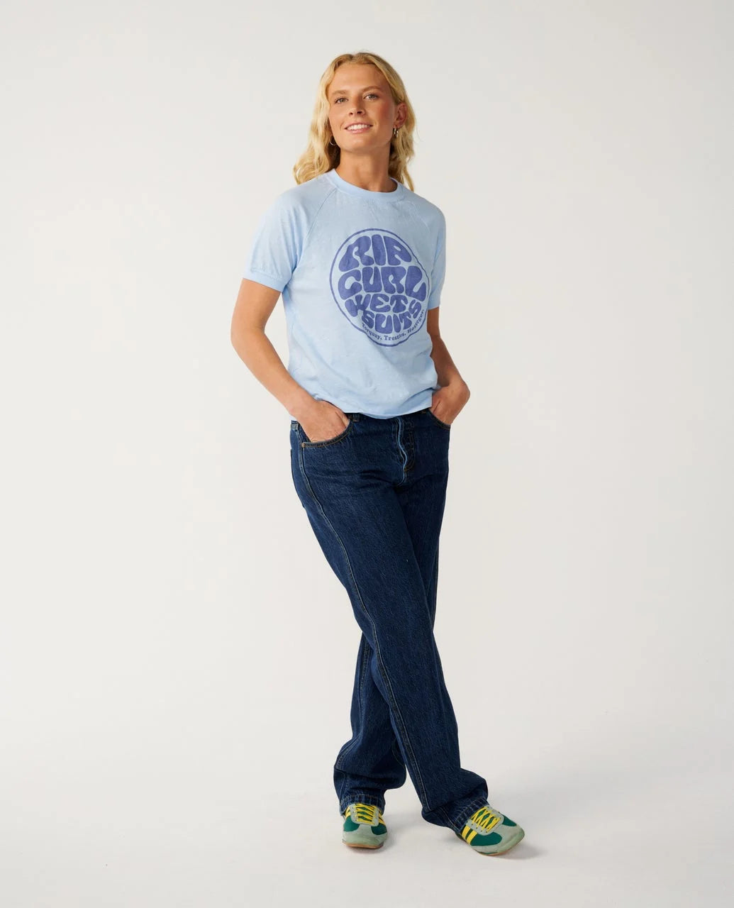 Rip Curl Womens Stephanie Gilmore Ringer Wettie Tee