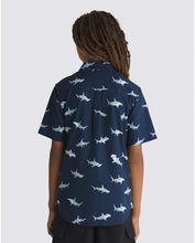 Load image into Gallery viewer, Vans Boys Shark Short Sleeve Shirt