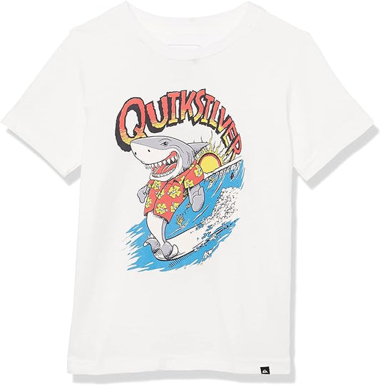 T-shirt à manches courtes Shark Smile pour enfants Quiksilver (petits garçons)