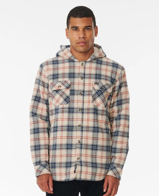 Rip Curl Herren Shores Flanellhemd mit Sherpa-Futter