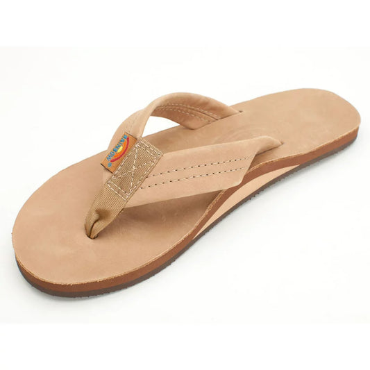 Rainbow Sandals Womens Single Layer Premier Leather 1" Wide Strap Sandals