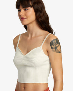 RVCA Womens Silhouette Sweater Tank