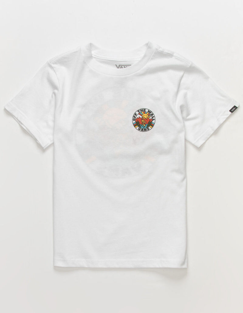 Mountain SK8 BOYS S/S T-SHIRT WEISS: JUNGEN SMALL