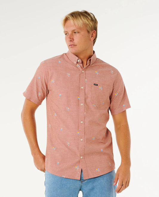 Rip Curl Mens Skelly Breach Short Sleeve Shirt