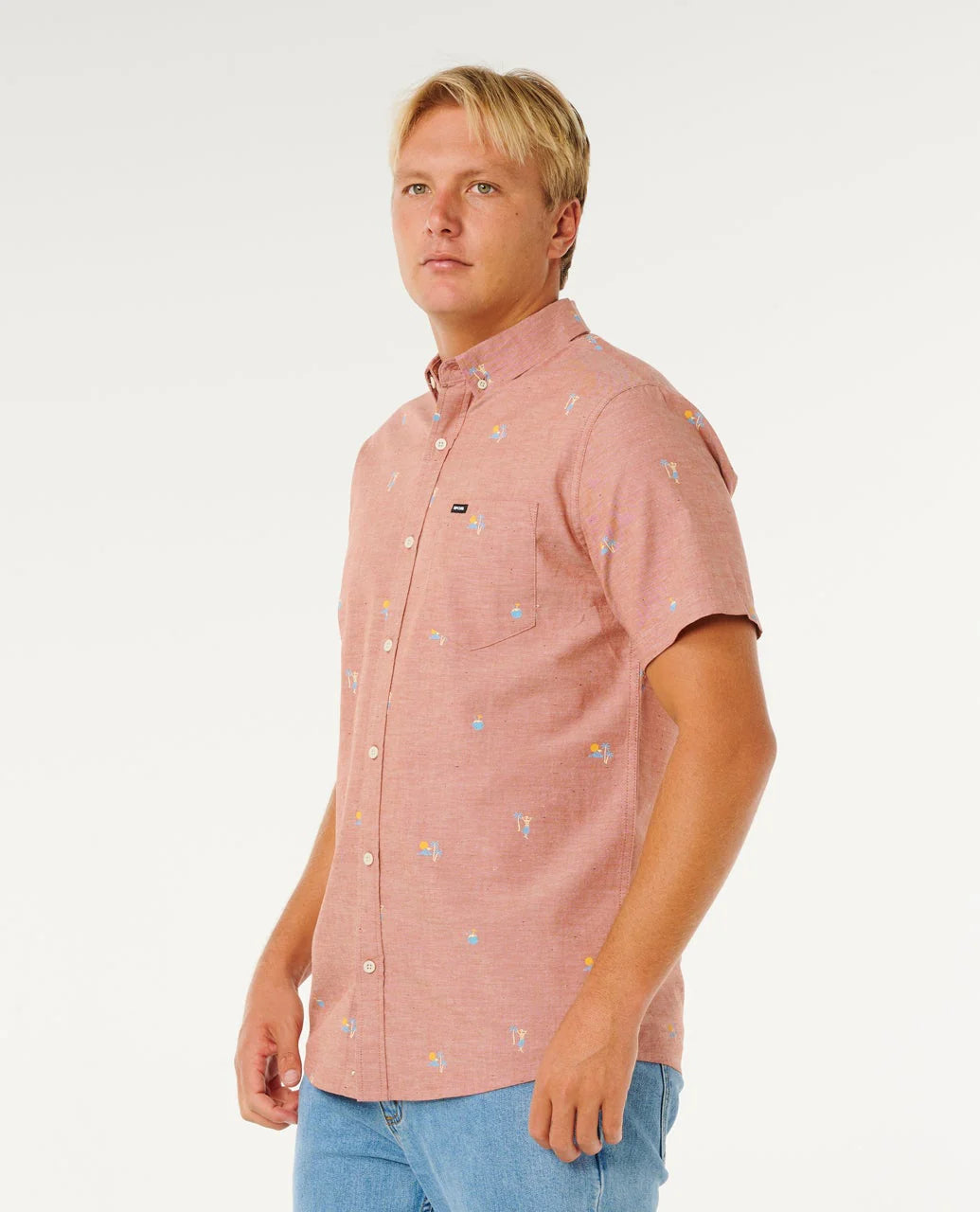 Rip Curl Mens Skelly Breach Short Sleeve Shirt