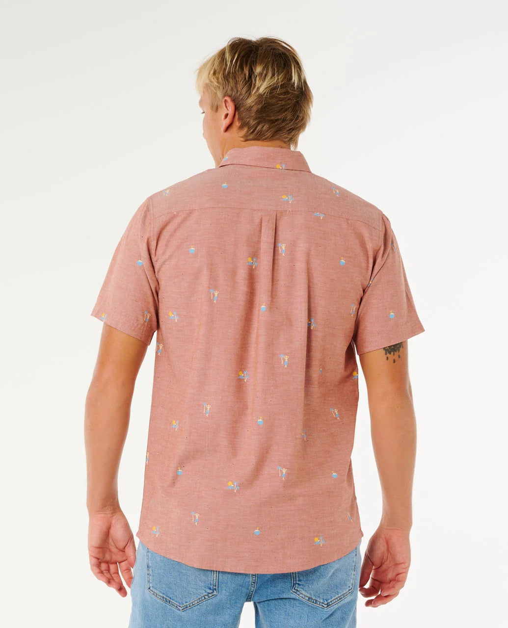 Rip Curl Mens Skelly Breach Short Sleeve Shirt