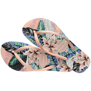 Havaianas Girl's Slim Animal Floral Flip Flop Sandals