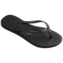 Charger l&#39;image dans la galerie, Tongs Havaianas Slim Crystal Flip pour femmes