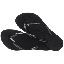 Charger l&#39;image dans la galerie, Tongs Havaianas Slim Crystal Flip pour femmes