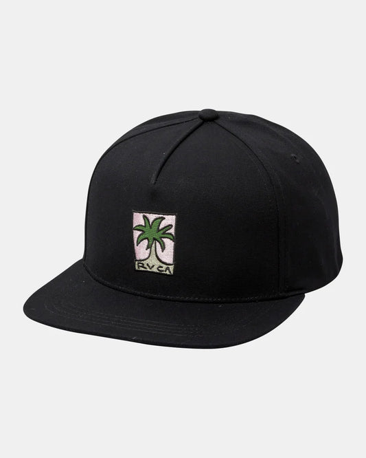 Casquette Snapback RVCA à petit motif palmier